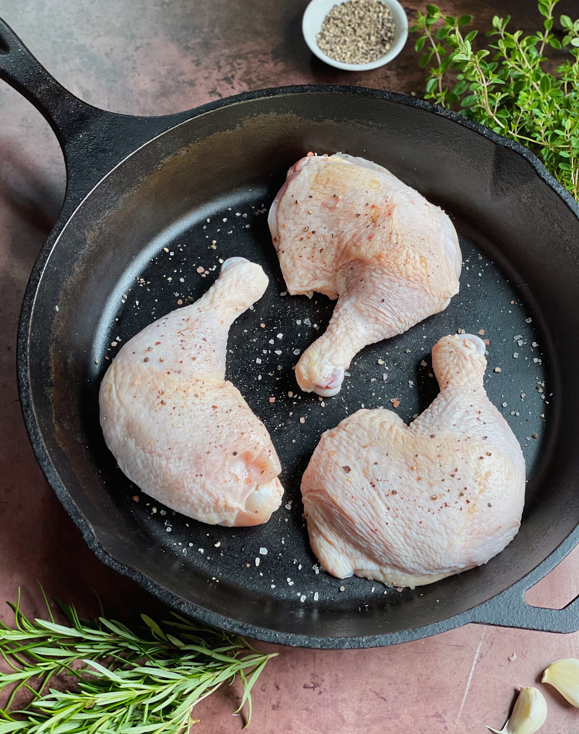 Pasture-raised chicken used for slow-simmered bone broth at Credo Farms