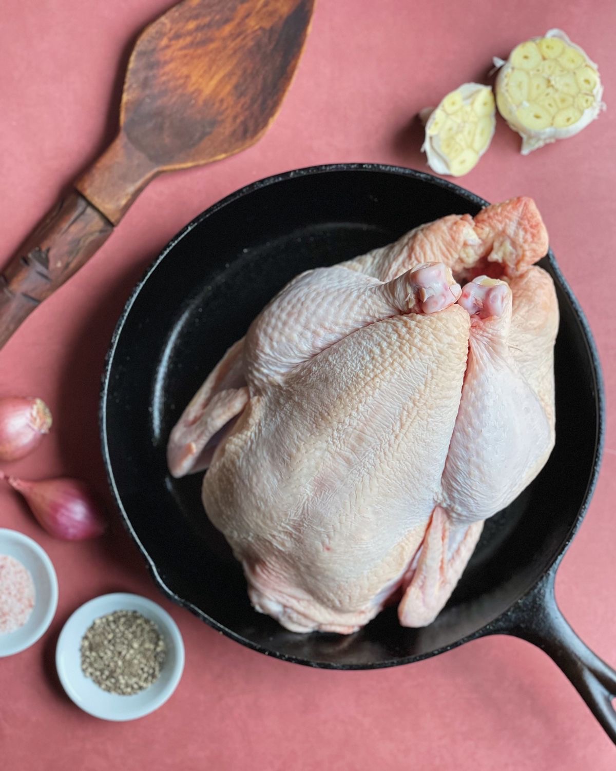 Pasture-raised chicken leg quarters from Credo Farms
