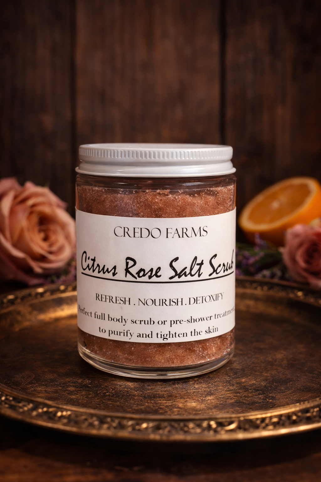 Citrus Rose Salt Scrub