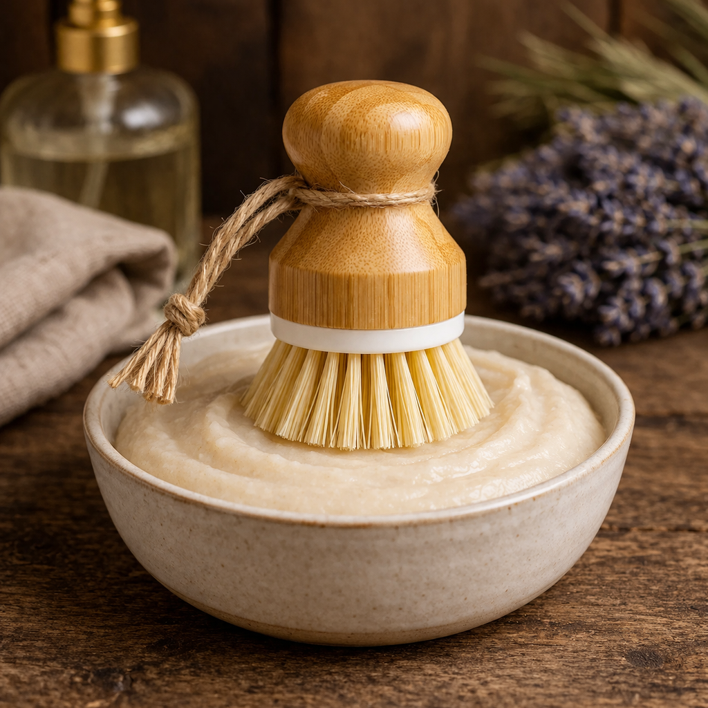 Bamboo Scrub Brush