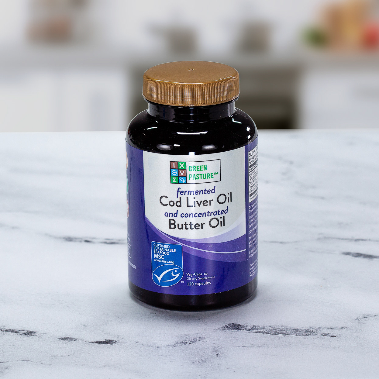 Fermented Cod Liver Oil & Concentrated Butter Oil Blend – Capsule – MSC certified
